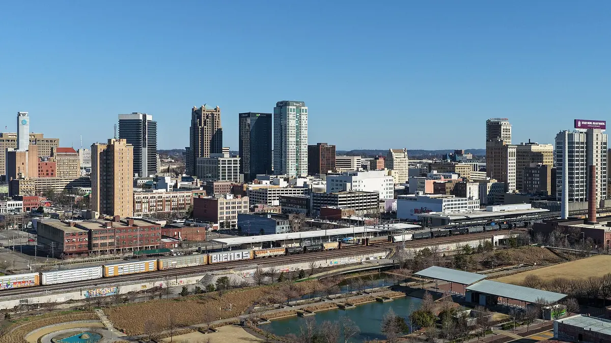 A view of Birmingham, Alabama