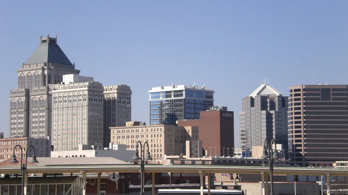 A view of Greensboro, North Carolina