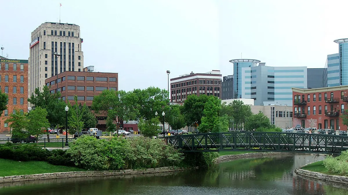 A view of Kalamazoo, Michigan