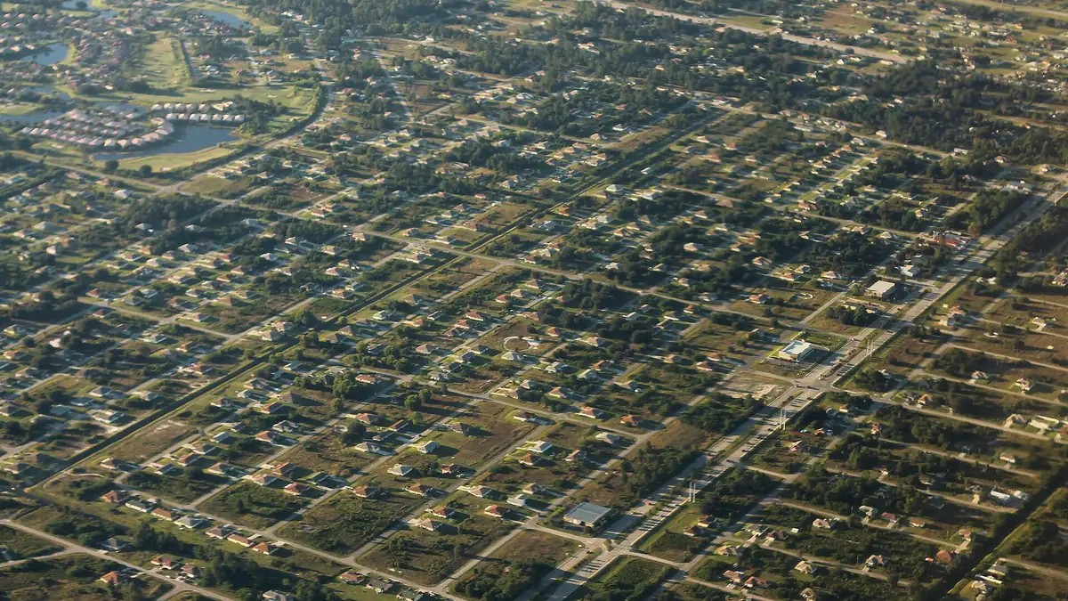 A view of Lehigh Acres, Florida