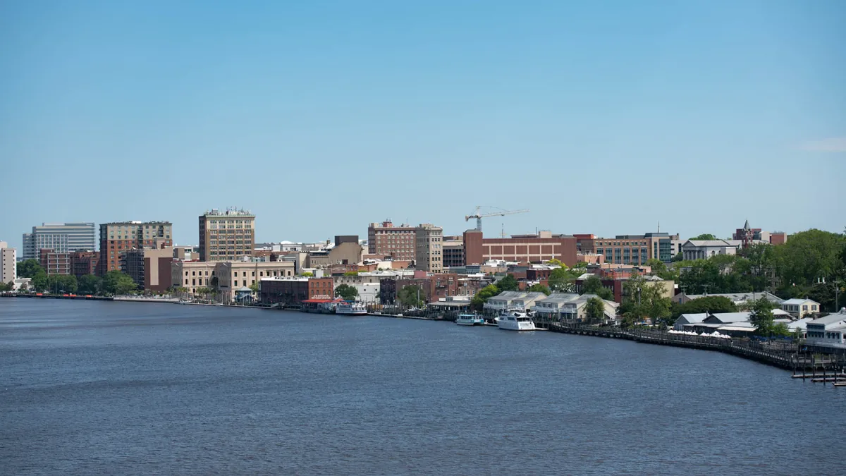 A view of Wilmington, North Carolina