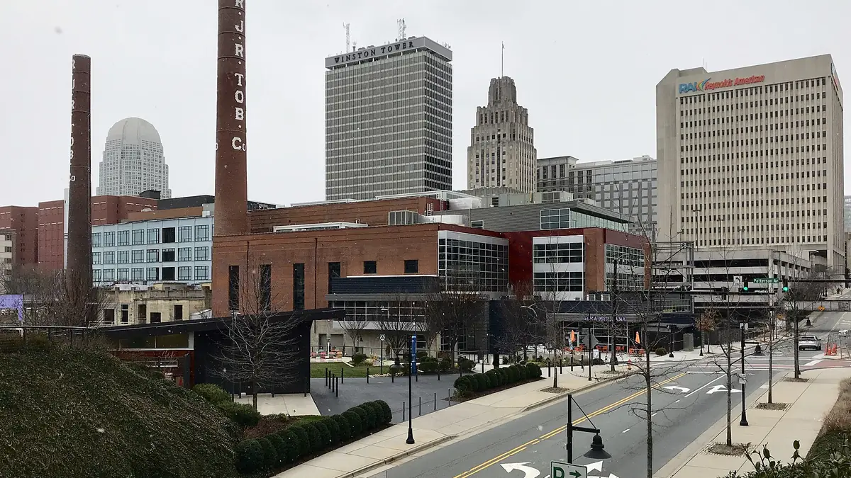 A view of Winston Salem, North Carolina